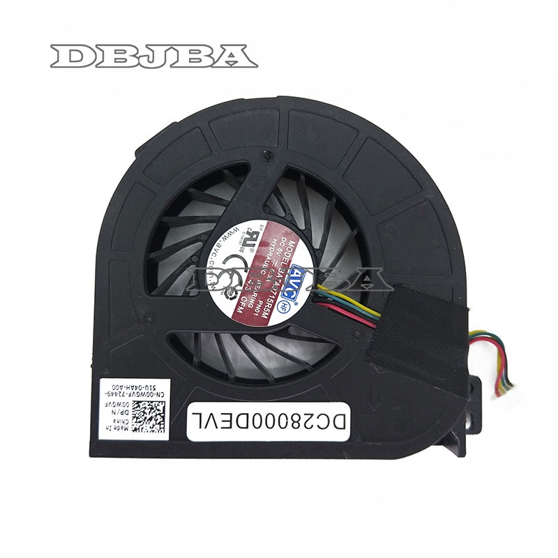 พัดลม CPU สําหรับ DELL Precision M4800 พัดลมระบายความร้อนแล็ปท็อป BATA0715R5M PN01 DC28000DEVL 00WGV