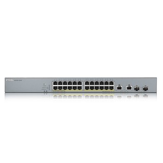 ZYXEL 24-port GbE GS1350-26HP Smart Managed PoE Switch with GbE Uplink (Warranty LT) #สินค้าใหม่ประกันศูนย์100%