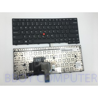 LENOVO Keyboard คีย์บอร์ด LENOVO Thinkpad E470 E470C E475 P/N 01AX000 01AX040 01AX080