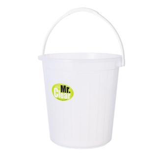 ถังน้ำพลาสติก 26 ลิตร สีขาว บาสเก็ต 805PP ถังพลาสติก Plastic water tank 26 liters white basketball 805PP