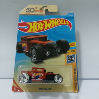 รถเหล็ก Hotwheels BONE SHAKER 50 ปี สีแดง (ib013)oh