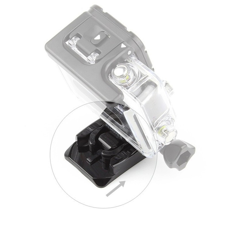 สติ๊กเกอร์ทรงแบน 2 ชิ้นสําหรับกล้อง gopro hero
