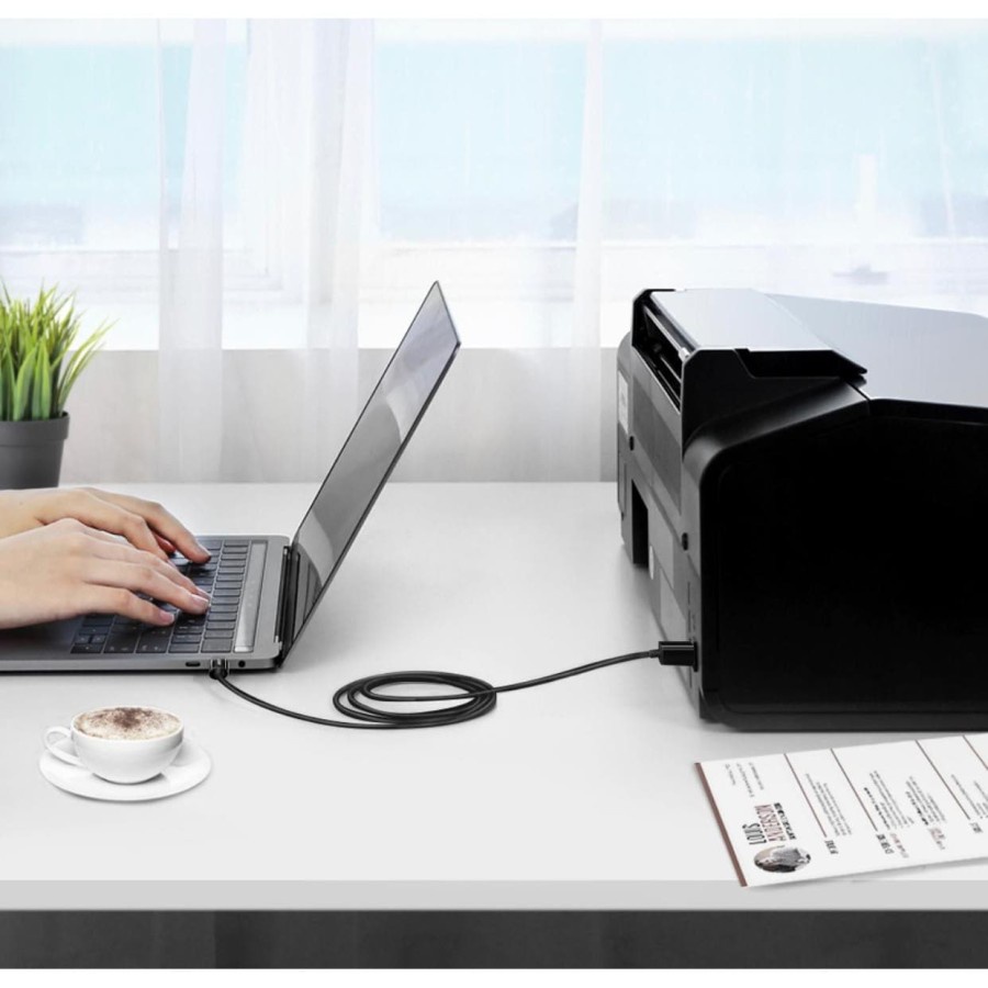 UGREEN รุ่น 80811 สายต่อปริ้นเตอร์ USB C to USB Type B 2.0 Cable Type C Printer Scanner Cord