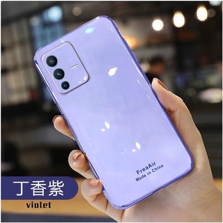 เคสโทรศัพท์ In Stock Casing VIVO V23 V23E 5G 4G 2022 New Style Electroplating Handphone Case Silicone Softcase Lens Protective Cover เคส