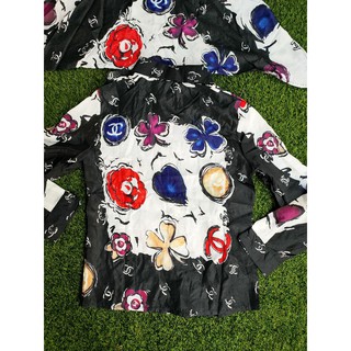เสื้อเชิ๊ตแขนยาวลาย มือ1 มีผ้าโพกหัว ป้ายเลดี้ริบบอน รหัส111-140