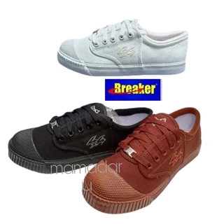 Breaker 4x4 รองเท้าผ้าใบ เบรคเกอร์ พื้นเขียว รองเท้านักเรียน รองเท้าผ้าใบเบรกเกอร์