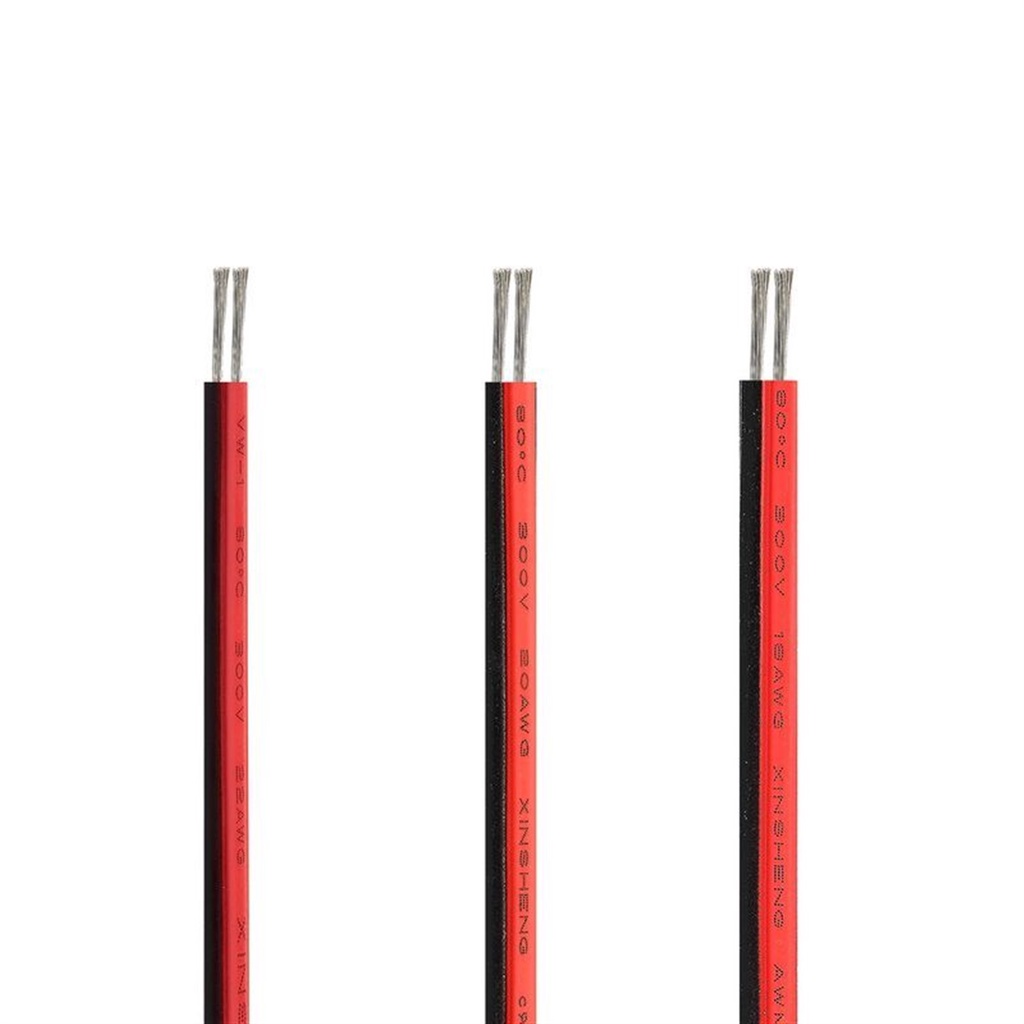 20/100 เมตรสายไฟ 2 ขาลวด LED Strip สาย 22AWG 12V, ทองแดงดีบุกสําหรับ LED Driver โคมไฟ