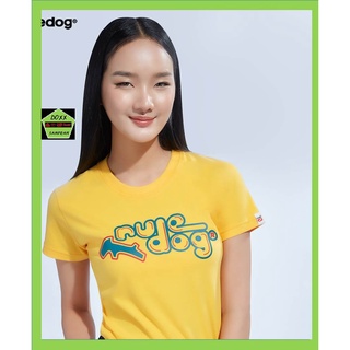 Rudedog เสื้อคอกลม ชาย หญิง รุ่น Led สีเหลือง