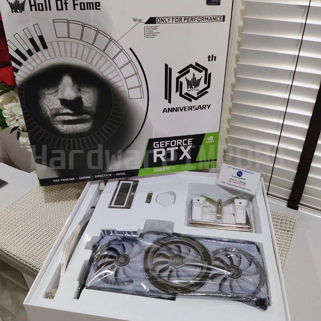 RTX 2080Ti 11GB HOF 10TH ANNIVERSARY การ์ดจอ