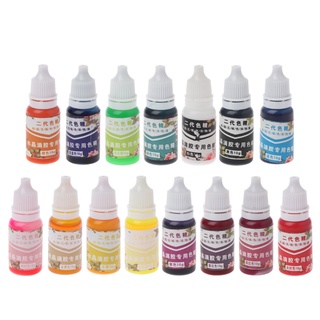 Uu Uv Resin Ultraviolet Curing Resin Liquid Pigment สีย้อมผมแฮนด์เมดสําหรับตกแต่งงานศิลปะ 15 สี