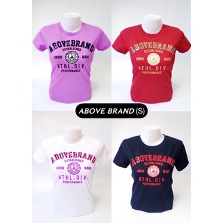 เสื้อยืด AboveBrand พร้อมจัดส่ง มี 4 สี ( S,M )