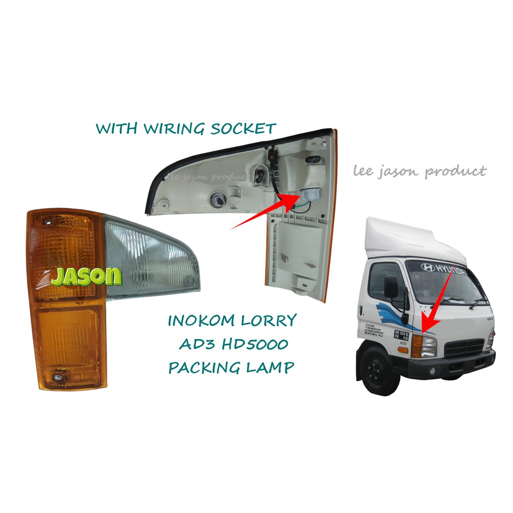 J103S21 INOKOM LORIMAS AD3 HD5000 PACKING โคมไฟป้ายโคมไฟ