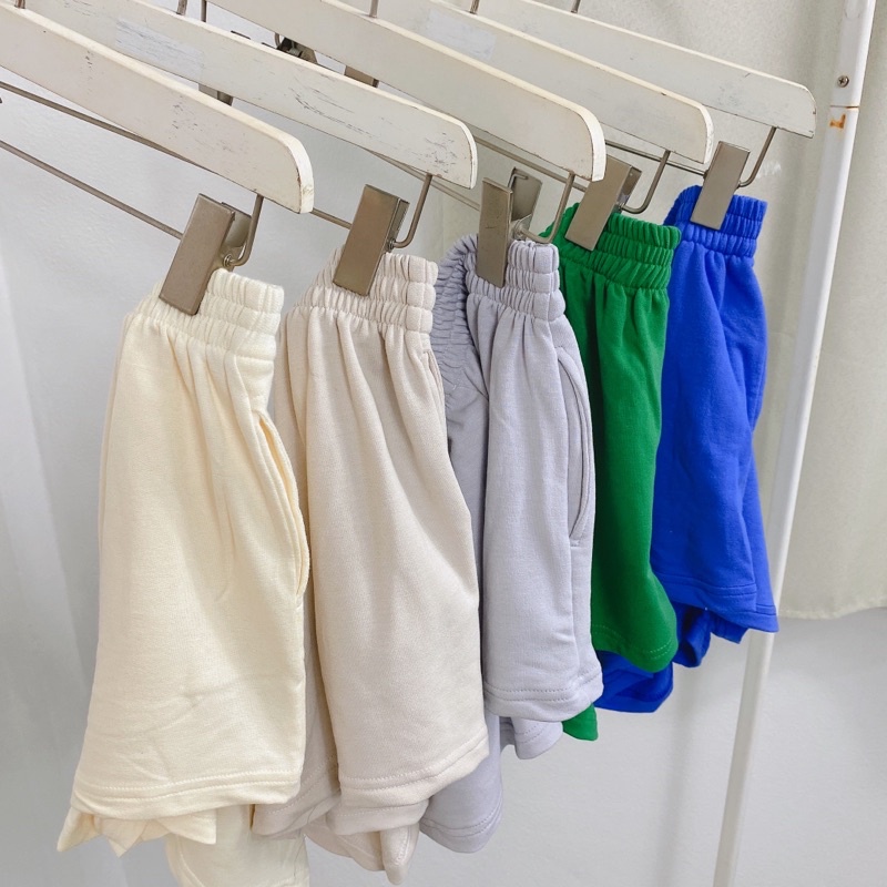 3ตัว 150.- homie shorts กางเกงวอล์มนิ่มขาสั้น #3