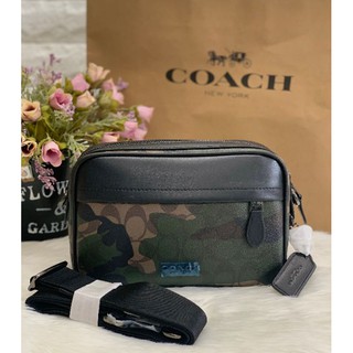 COACH MEN GRAHAM CROSSBODY IN SIGNATURE WITH CAMO PRINT