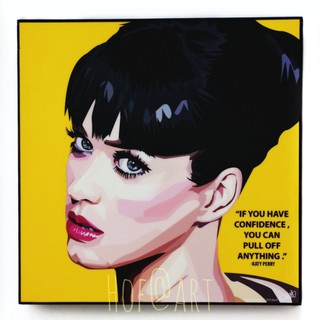 Katy Perry เคธี่ เพอร์รี่ นักร้อง นักแต่งเพลง Billboard รูปภาพ​ติดผนัง pop art กรอบรูป แต่งบ้าน ของขวัญ โปสเตอร์ รูปภาพ