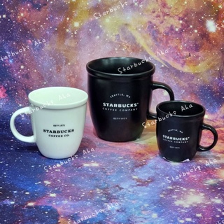 Starbucks Black Matte Vintage Logo Mug.‼️พร้อมส่ง‼️