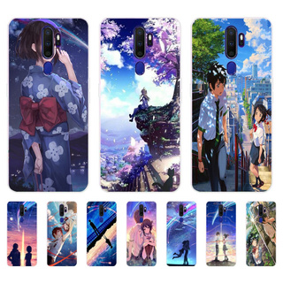 เคสโทรศัพท์ซิลิโคน Tpu แบบนิ่ม ลายการ์ตูนอนิเมะ Kiminonawa Your Name สําหรับ OPPO A5 A9 2020 F1 F5 A73