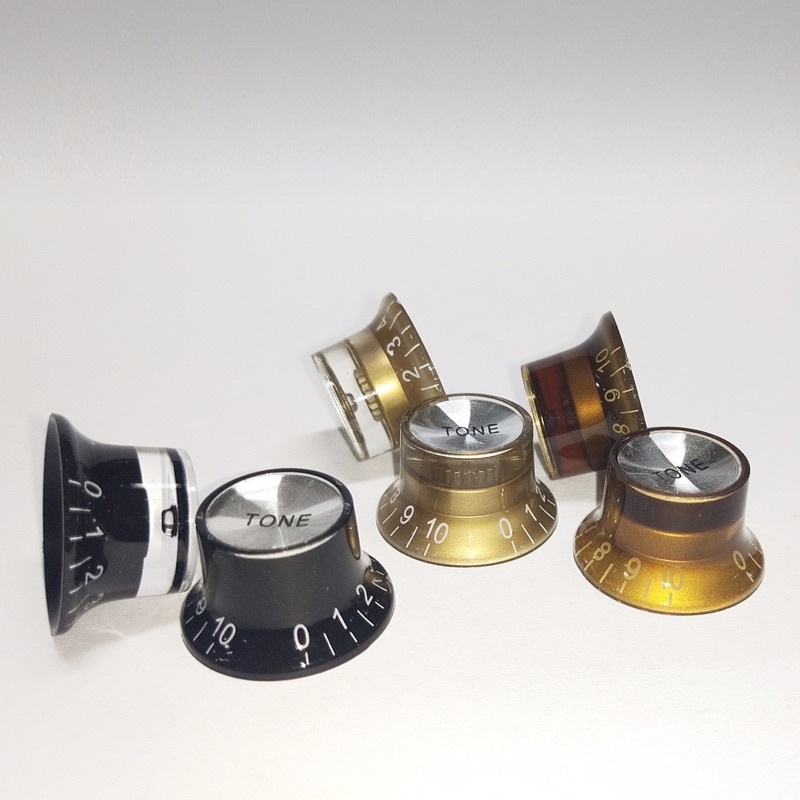 ลูกบิดปรับเสียงกีต้าร์ (Volume/Tone) ฝาครอบวอลลุ่ม โทนกีต้าร์ไฟฟ้า เนื้ออะคริลิค(Acrylic) แบบ Les Pa