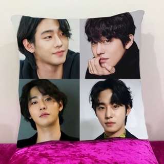 หมอนอิงสั่งทำ ใส่ได้4รูป หมอนอิงขนนุ่ม หมอนอิงโซฟา หมอนอิงในรถ หมอนอิง Cushions อันฮโยซอบ Ahn Hyo Seop