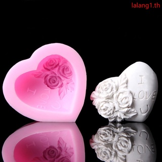 3D Loving Heart Rose Shape Silicone Mold DIY Cake Baking Mold