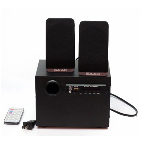 SAAG Micro 2.1BT Bluetooth Speaker ลำโพง ระบบ 2.1