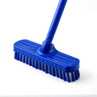 แปรงพื้นหัวพลาสติก ด้ามยาว สีน้ำเงิน NCL FB-002 NCL FB-002 Blue Plastic Long Handle Floor Brush