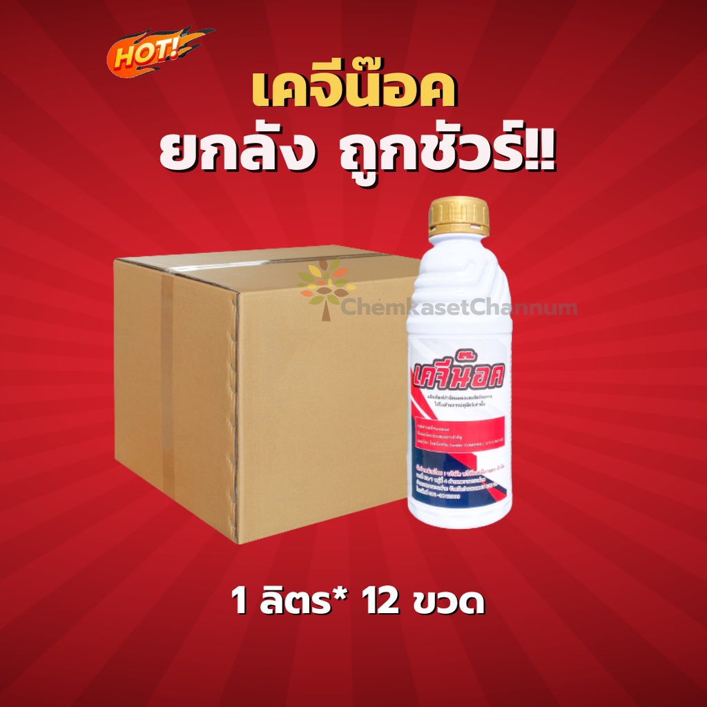 เคจีน๊อค - แลมบ์ดา ไซฮาโลทริน 2.5% W/V EC - ยกลัง (ขนาด 1ลิตร*12ขวด) = ขวดละ 130 บาท