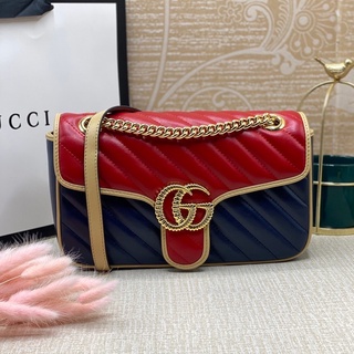 🔥ผ่อนได้🔥Gucci Marmont Size 26 cm งาน Hiend 1:1 อุปกรณ์ : ถุงกระดาษ