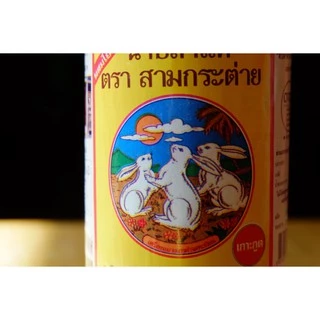 น้ำปลาตราสามกระต่าย ขวดเล็ก 60 ml แพค 6 ขวด ของแท้จากจังหวัดตราด
