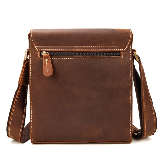 กระเป๋าหนังวัวแท้ สะพายข้าง สะพายไหล เหมาะสำหรับผู้ชาย Leather Bag for you รุ่น  BW01