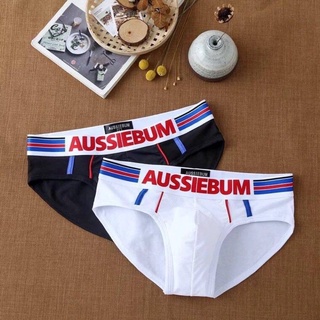 🔥กางเกงในชาย AUSSIEBUM  ขอบสวยๆ สุดเท่ ใส่สบาย เนื้อผ้าดี เกรดนอก ราคาถูกสุดๆ ไม่อึดอัด ต้องมีใส่ ลุย!!!💯🔥🌈