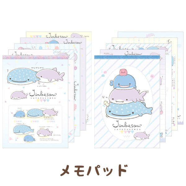 สมุดฉีก 4 ลาย 100 แผ่น A6 ขนาด 15*10cm jb Jinbesan นำเข้าจากญี่ปุ่น