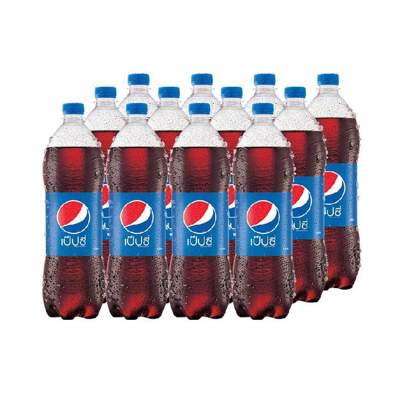 ส่งฟรี  PEPSI COLA เป๊ปซี่ โคล่า ขนาด 1ลิตร ยกแพ็ค 12ขวด เครื่องดื่มน้ำอัดลม 1L     ฟรีปลายทาง