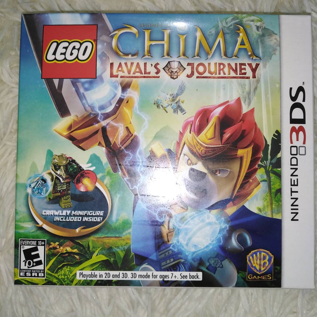 [เหลือ 500ใส่ CLUN150 ] (มือ1)​ Nintendo​ 3ds​ -​ Lego Chima Laval's Journey​ (us)​