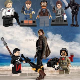 ของเล่นตัวต่อฟิกเกอร์ Leging Minifigures Rogue One A Story Jyn Erso K2SO Darth Vader สําหรับเด็ก