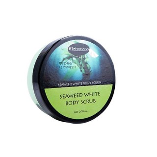 Nongnaka Seaweed White Body Scrub Algae Extract 200 ml.