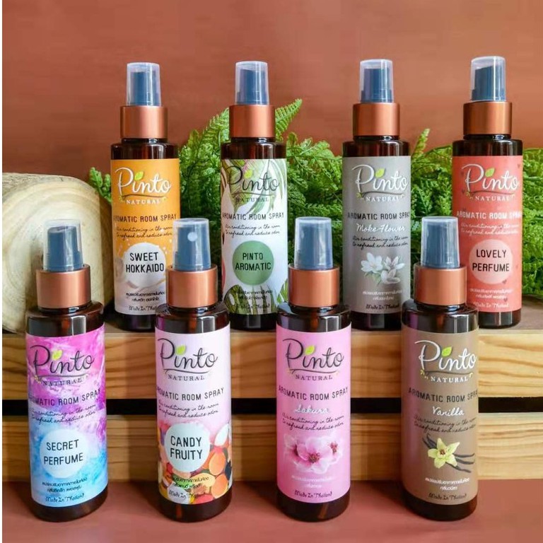 Pinto Natural Room Spray สเปรย์ปรับอากาศ หอมฟุ้ง ไม่อัดก๊าซ
