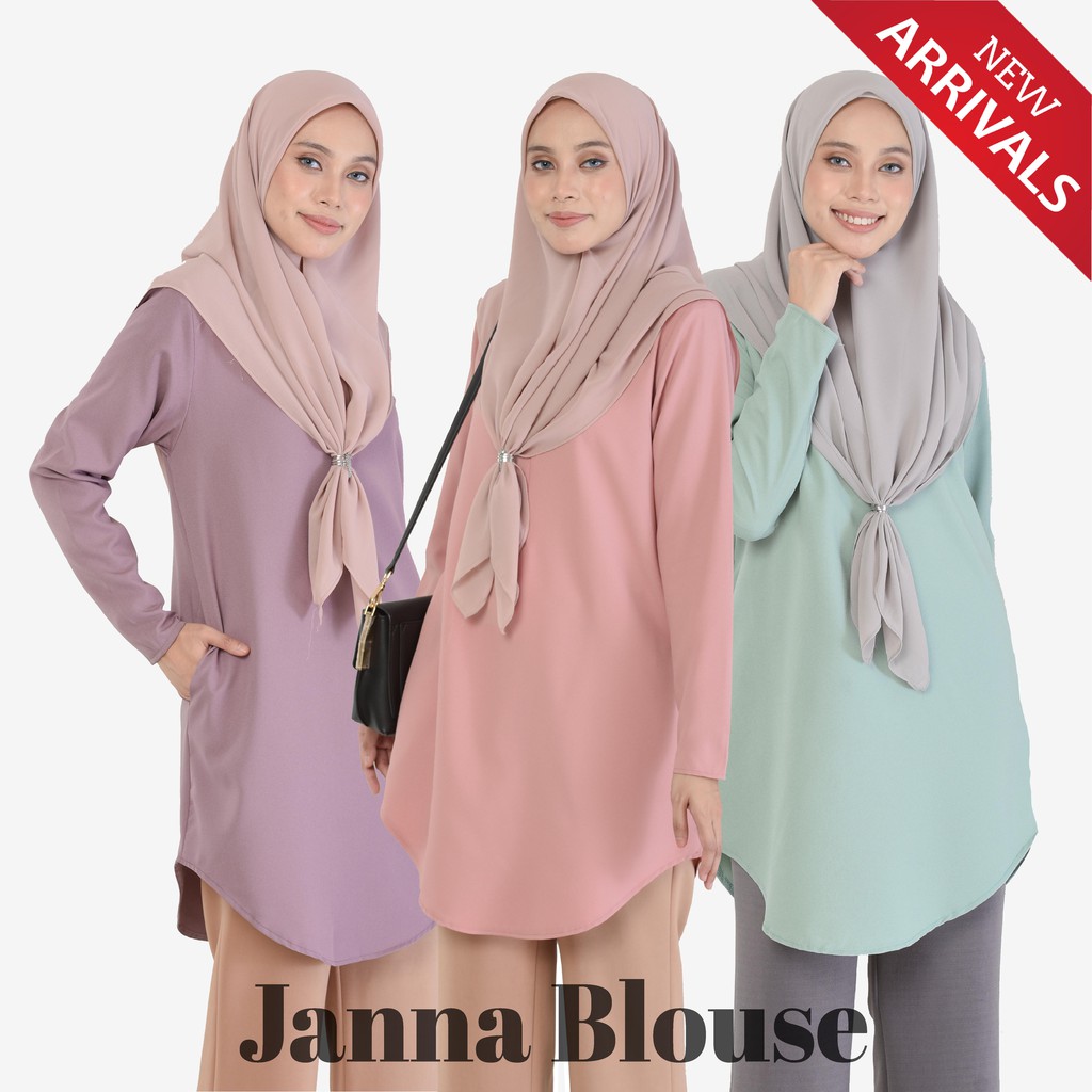 JANNAH BLOUSE/ TUNIC BLOUSE MUSLIMAH