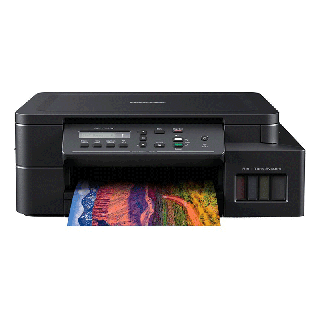 เครื่องปริ้น Brother DCP T520W Printer Wi-Fi /Print /Copy /Scan มัลติฟังก์ชันอิงค์แท็งก์พร้อมหมึกแท้ 1 ชุด / Earth Shop