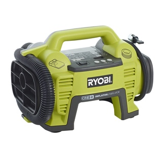 Ryobi ONE+ 18v ไร้สายยาง Inflator คอมเพรสเซอร์ปั๊มยางรถ (ไม่รวมแบต ไม่มีแท่นชาร์ต)