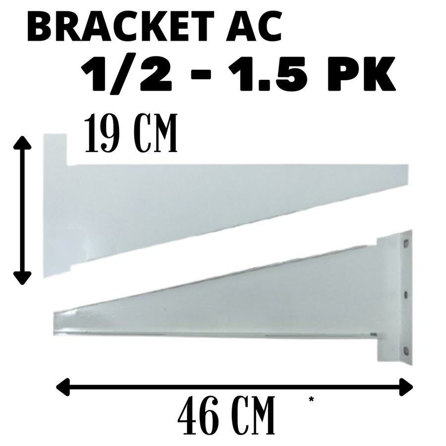 SIKU AC BRACKET OUTDOOR AC MOUNT 1/2 - 1.5 PK AC ELbow BRACKET 1 ชุด
