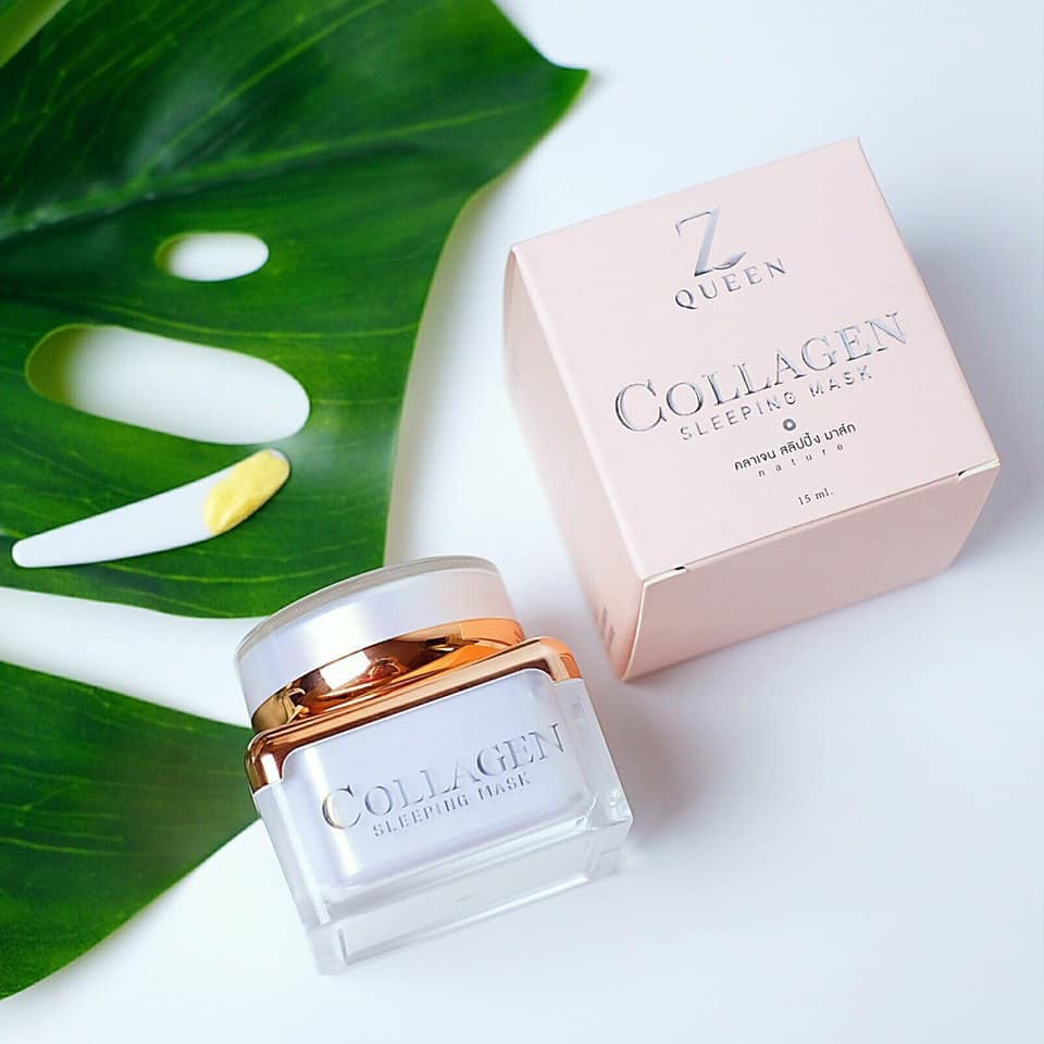 🚛💨พร้อมส่ง 😀มาร์กซีควีน Z Queen Collagen Mask  15 กรัม