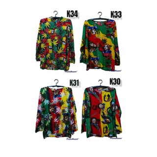 REGGE ชุดที่2 เสื้อเร้กเก้ ลายบ้อบมาเล่ย์ มีหลายลาย