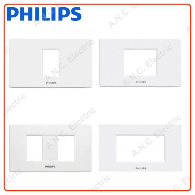 Philips ฝาพลาสติก หน้ากากสวิทช์ รุ่น Leafstyle