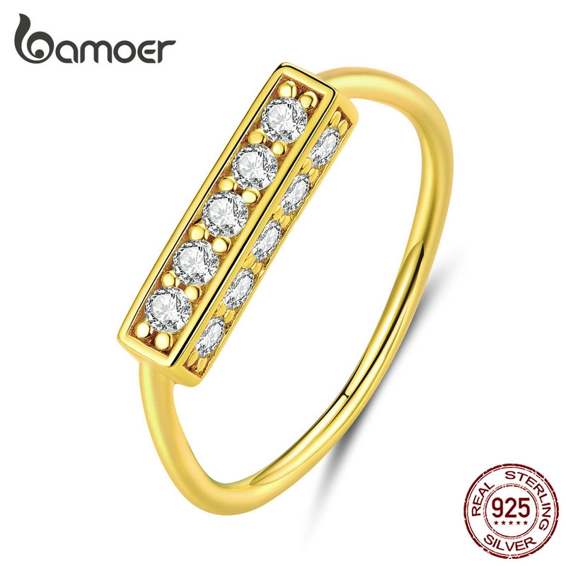 BAMOER Geometry Ring 925 Silver BSR085