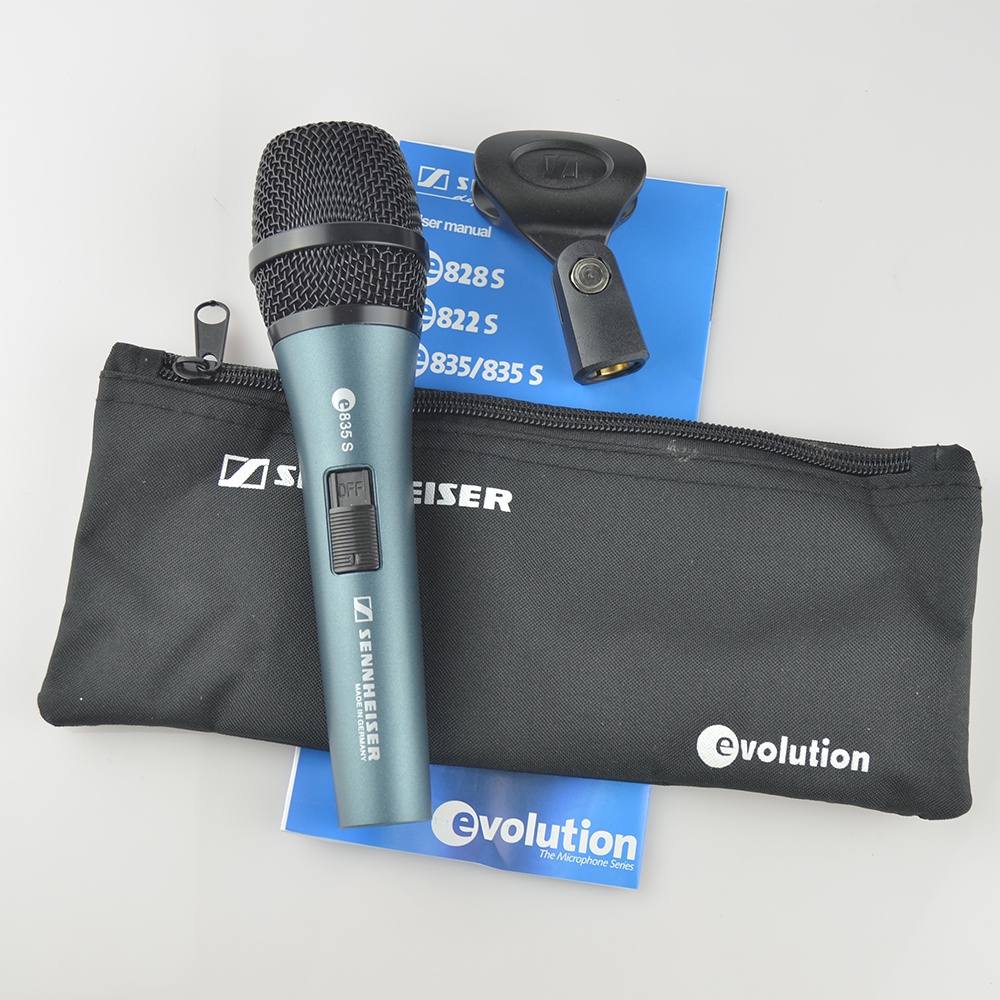 ไมโครโฟน E835S ไมโครโฟน Sennheiser สําหรับ Church stage studio Tiktok ถ่ายทอดสด