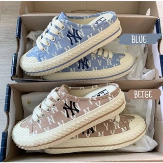 (New)🔥รองเท้า MLB playball origin mule new york yayankee (ส้นสูง 4cm.)