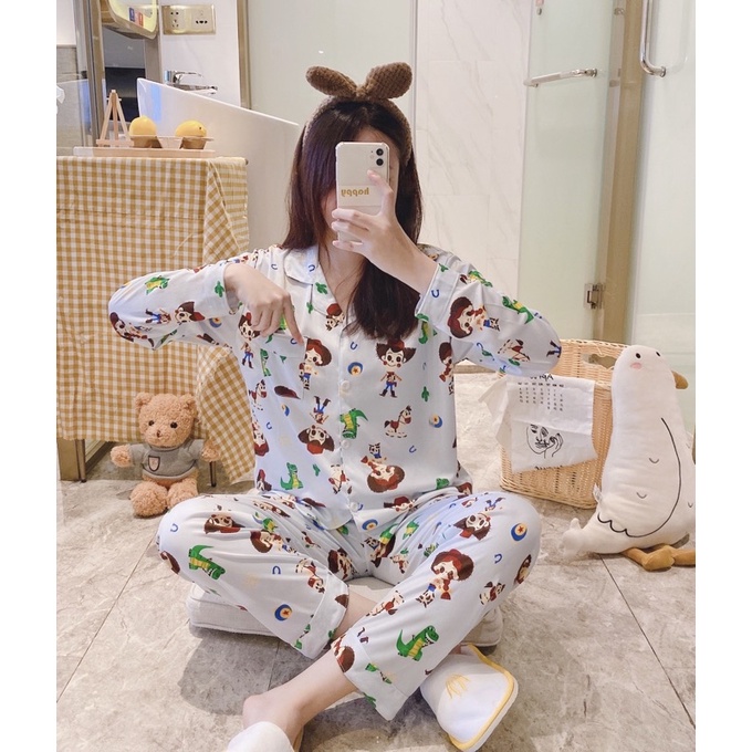 ?พร้อมส่ง?ชุดนอนลายการ์ตูนยอดฮิตงานสั่งตัดมาใหม่ค่ะ