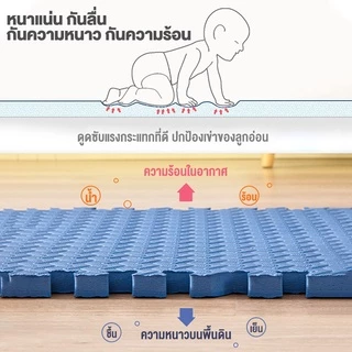 แผ่นรองคลานแผ่น แผ่นโฟมจิ๊กซอว์ปูพื้นหนาพิเศษ 2cm EVA💯%เบาะกันกระแทกและแผ่นกั้น หนา ไม่ลื่น