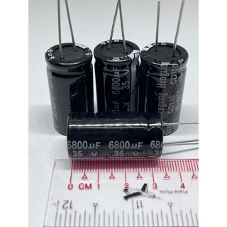 CAPACITOR 6800UF35V ไซต์ 18*35MM แพ็ค10ตัว❗️พร้อมส่งในไทย❗️🇹🇭